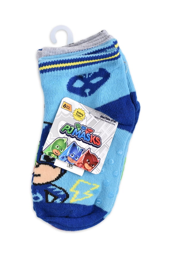 No-Show Breathable Printed Socks (Toddler) 6 Pack