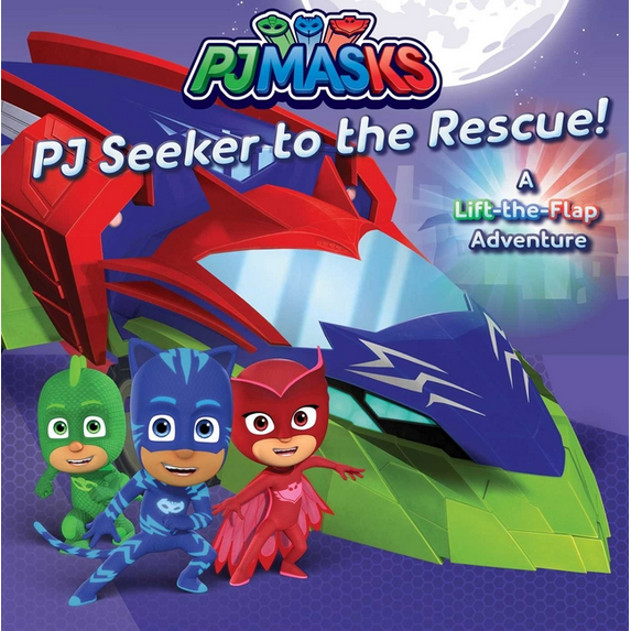 PJ Masks: PJ Seeker to the Rescue! : A Lift-the-Flap Adventure (Paperback)