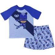 PJ Masks Pajamas Toddler Boys' Power Heroes Short Sleeve and Shorts Sleep Set