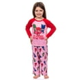 thumbnail image 1 of PJ Masks Pajamas Toddler Girls' To The Task 2 Piece Lounge Sleep Set with Long Sleeve Raglan Sleep Shirt and Pajama Pant, 1 of 7