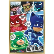 PJ Masks - Powers Wall Poster, 22.375" x 34", Framed