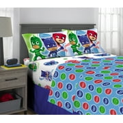 PJ Masks Sheet Set, Kids Bedding, 4-Piece Full Size