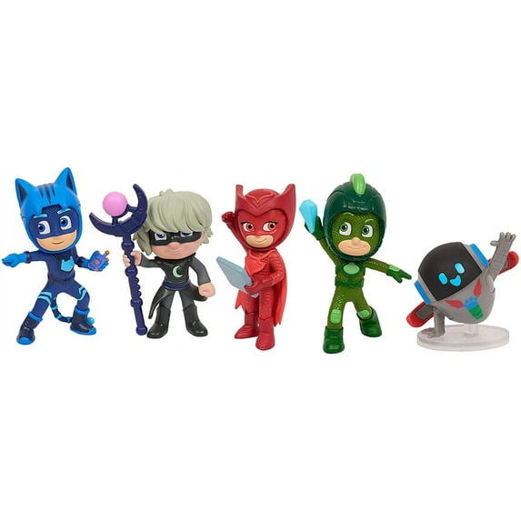 PJ Masks Super Moon Adventure Collectible Figures - 5 Pack
