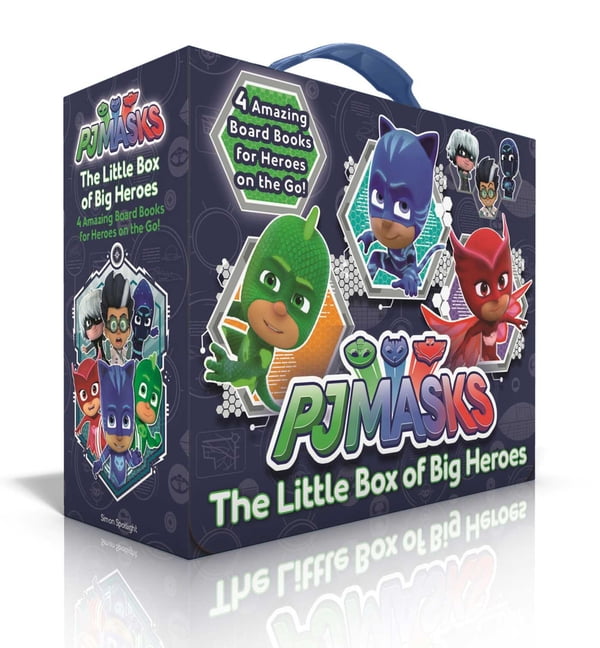 VARIOUS Pj Masks The Little Box of Big Heroes (Boxed Set): Pj Masks Save the Library; Hero School; Super Cat Speed; Race to the Moon!, (Board Book)