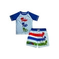 thumbnail image 1 of PJ Masks Toddler Boy Rash Guard & Swim Trunks, 2pc Set, 1 of 5