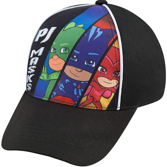 PJ Masks Toddler Boys Baseball Cap - Age 2-4 Black