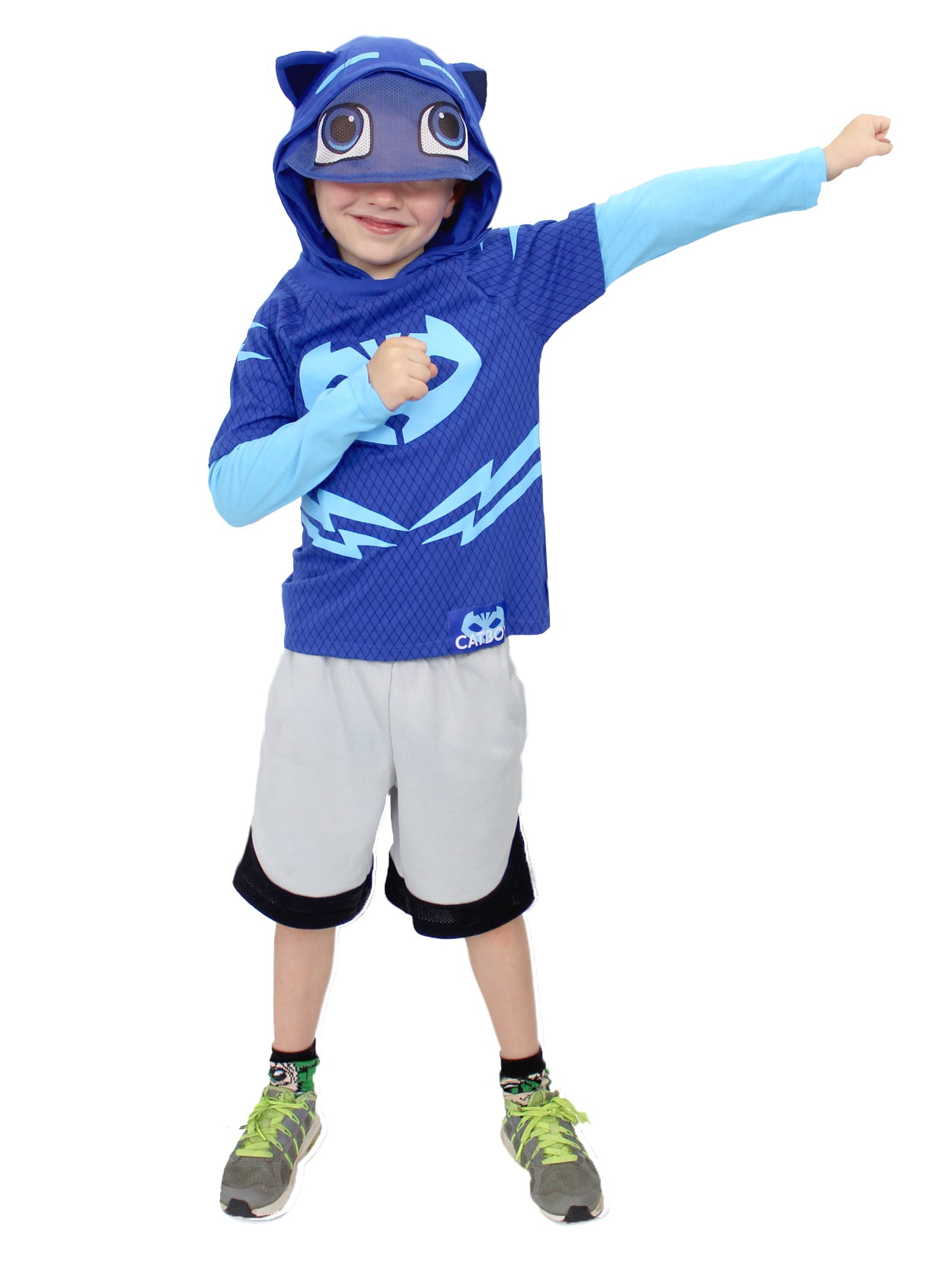 PJ Masks Toddler Boys Catboy Costume Hooded Tee PJST013LSF