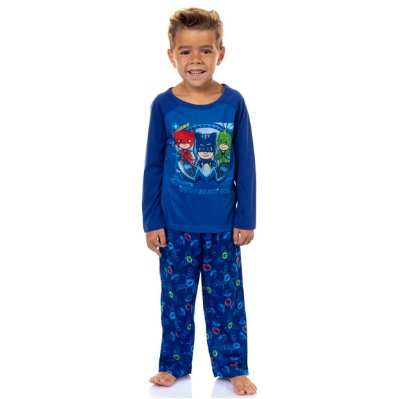 PJ Masks Toddler Boys' Gekko Catboy Owlette We're On Our Way Pajama Set
