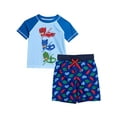 thumbnail image 1 of PJ Masks Toddler Boys' Rash Guard and Swim Trunks Set, Sizes 2T-4T, 1 of 4