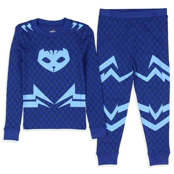 PJ Masks Toddler Girls' Boys' Catboy Character Costume Sleep Pajama Set