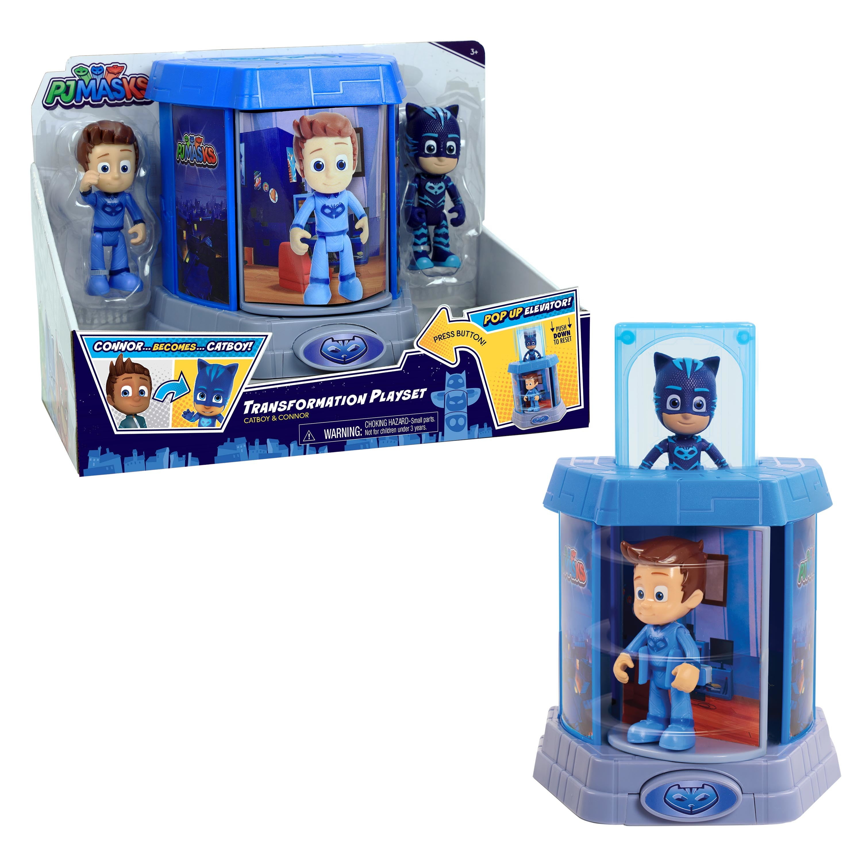 PJ Masks Transforming Figures, Catboy, Kids Toys for Ages 3 Up, Gifts and  Presents