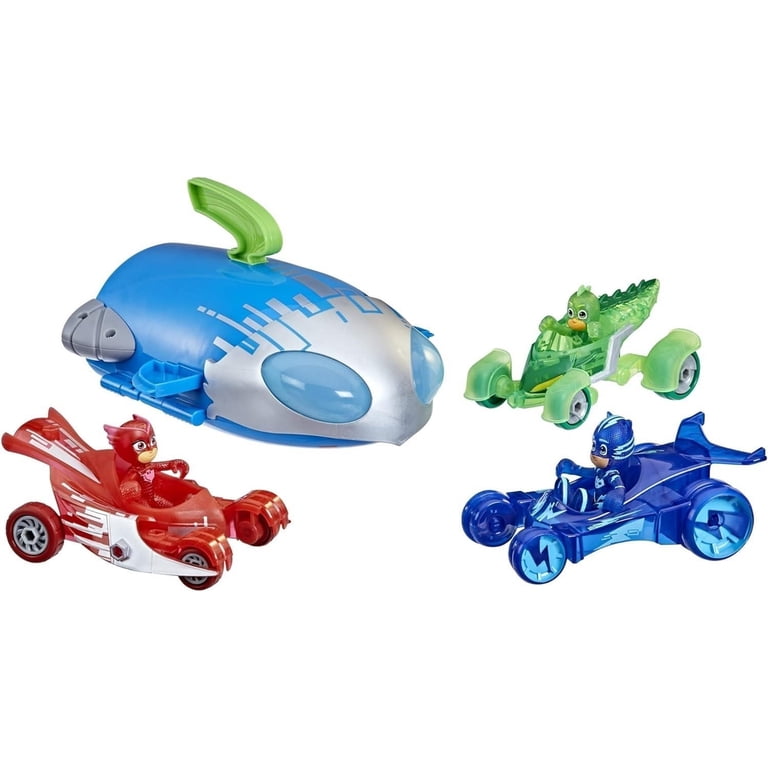 PJ Masks Ultimate Adventure Set 3ct Figures Vehicles Gekko Owlette
