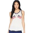 thumbnail image 1 of PJ Salvage Women's Graphic Lounge Tank Top 76 Vibes Ivory  Medium, 1 of 3