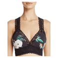 thumbnail image 1 of PJ Salvage Women's Lace Floral Bralette Bra Black NWT Size S, 1 of 5