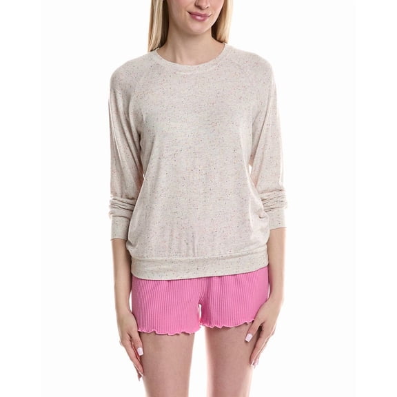 PJ Salvage womens  Coz Confetti Top, m, Brown