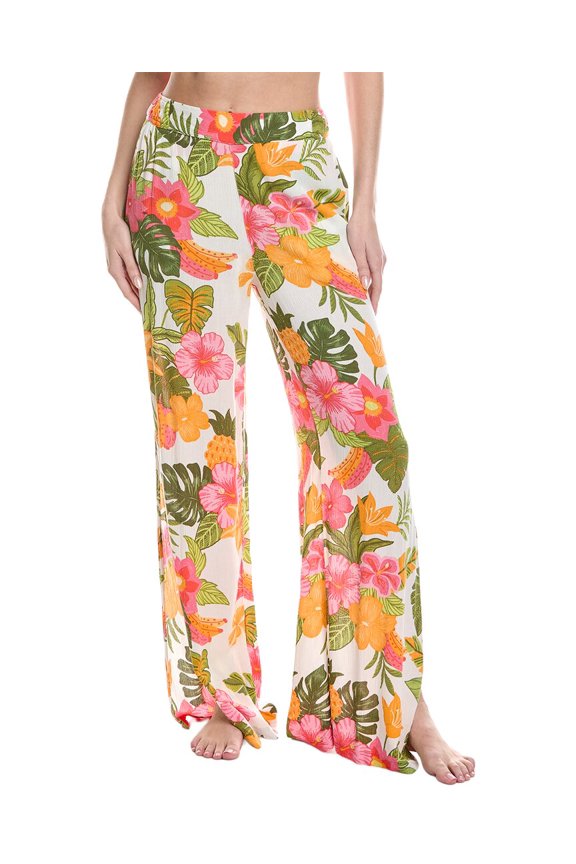 womens P.J. Salvage Copacabana Pant, xs, White