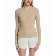 PJ Salvage womens Reloved Rib Top, s, Brown