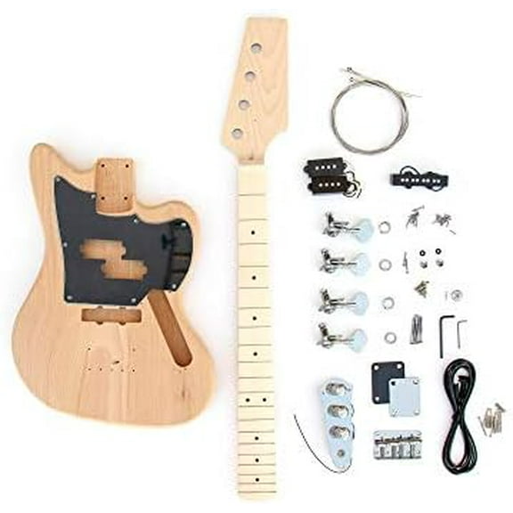PJ Short Scale Style Build Your Own Bass Guitar Kit$$Musical Instruments