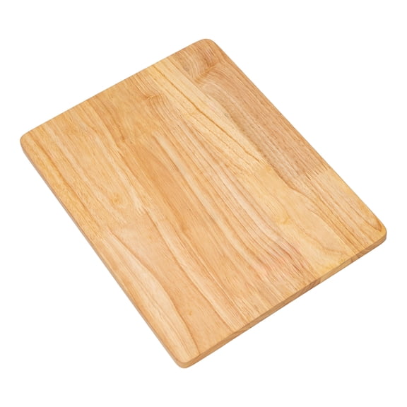 PJ Wood Rubberwood 11" x 14" Chopping Board for Cutting Fish and Vegetables