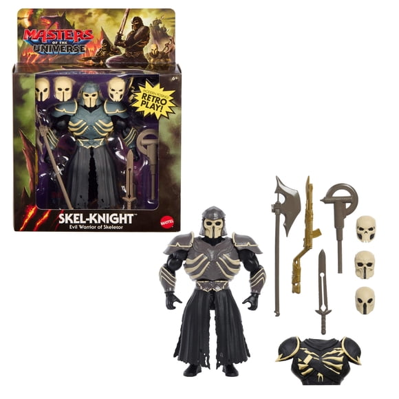 Masters of the Universe 2026 Movie Origins Deluxe Skel-Knight Action Figure Toy, Skeletor Warrior