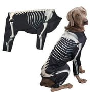 PJKOBMJ Dog Sweatshirts, Halloween Skeleton Dog Costumes, Role Play Onesies, Fun Dress Up Costumes for Medium and Large Dogs(S)