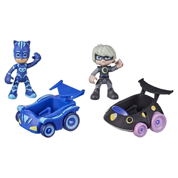 PJ Masks Catboy vs Luna Girl Battle Racers Toy, Vehicle and Action Figure Set