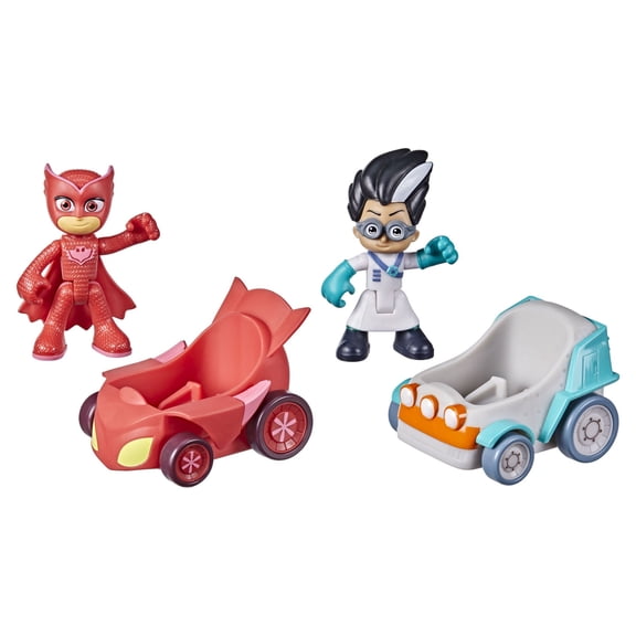 PJ Masks Owlette Vs Romeo Battle Racers Toy, Vehicle and Action Figure Set