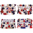 thumbnail image 1 of PJRYC Bohemian Bracelets for Women Stretch Multilayer Colorful Beads Bracelet with Charm Jewelry, 1 of 16