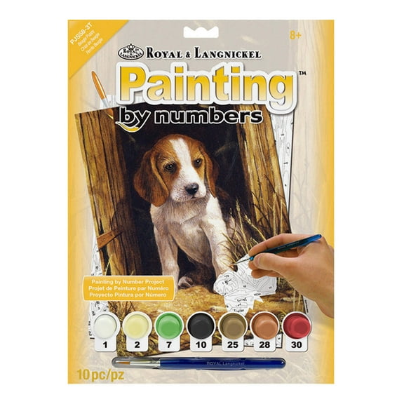 Royal & Langnickel Painting by numbers 10pc Beagle Puppy Project