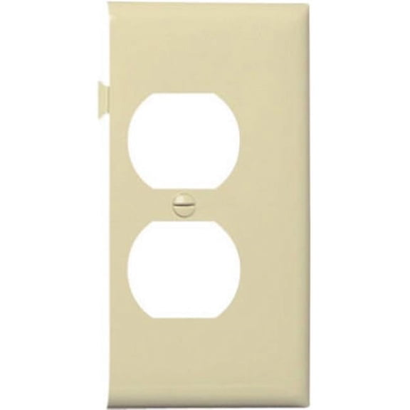 PJSE8I Duplex Sectional Wall Plate, Ivory