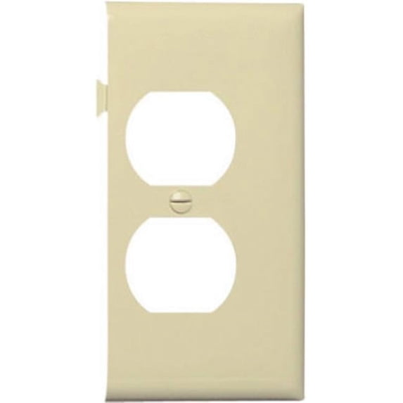 PJSE8I Duplex Sectional Wall Plate, Ivory