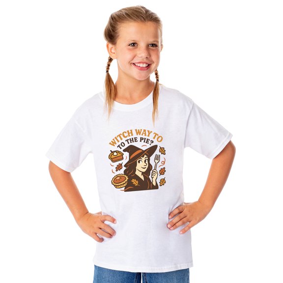 PJammy Halloween T-Shirt Girls' Way To The Pie Short Sleeve Tee