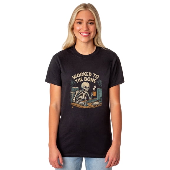 PJammy Halloween T-Shirt Women's Cubicle Corpse Short Sleeve Tee