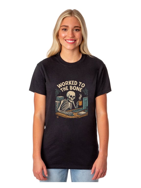 Halloween T-Shirt Women's Cubicle Corpse Short Sleeve Tee