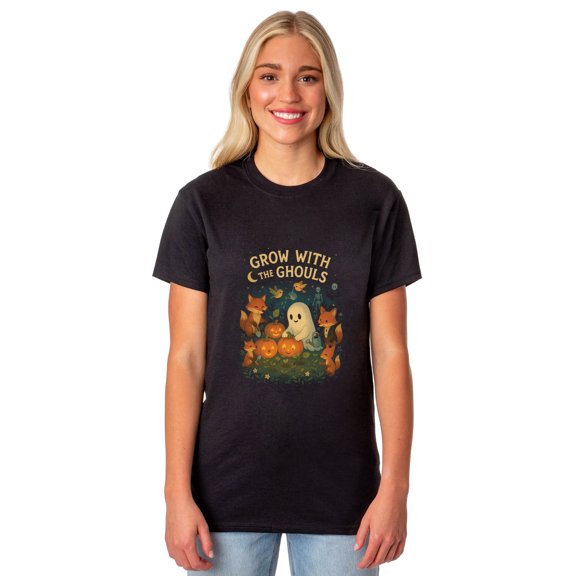 PJammy Halloween T-Shirt Women's Fox Ghouls Short Sleeve Tee