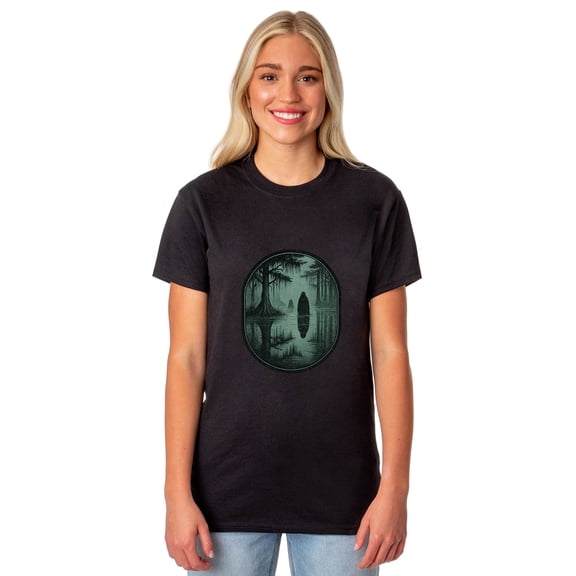 PJammy Halloween T-Shirt Women's Swamp Shadow Short Sleeve Tee