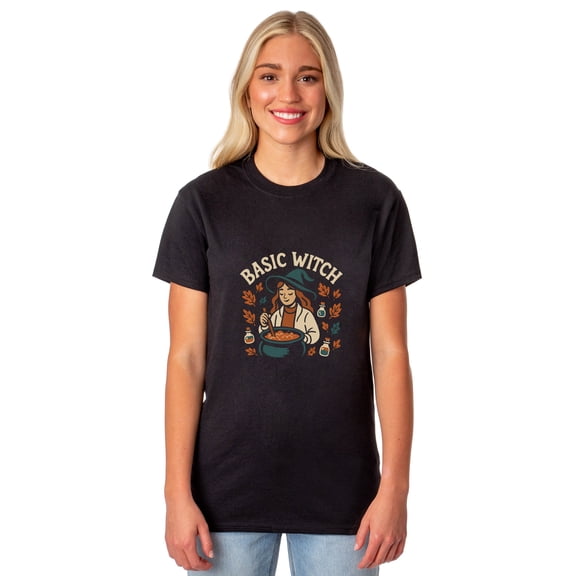 PJammy Halloween T-Shirt Women's Witch Basics Short Sleeve Tee
