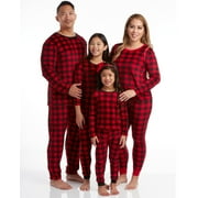PJ'S & PRESENTS PJs & Presents Matching Family Christmas Pajamas Set - Velour Christmas Morning Holiday Card Ugly Christmas Pajamas