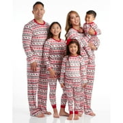 PJ'S & PRESENTS PJs & Presents Matching Family Christmas Pajamas Set - Velour Christmas Morning Holiday Card Ugly Christmas Pajamas