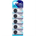 thumbnail image 1 of PK Cell CR2032-5B 3.0V Lithium Manganese Dioxide Battery, Pack of 5, 1 of 3
