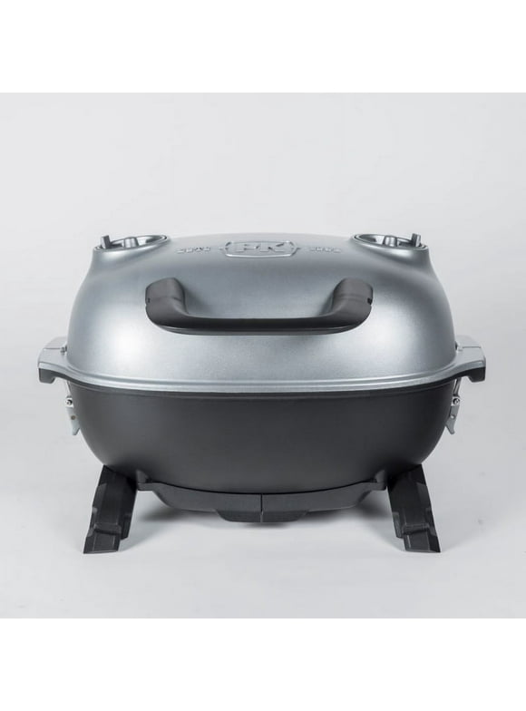 PK Grills 17 in. PKGO Charcoal Grill and Smoker Silver