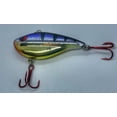 thumbnail image 1 of PK Ridge Rattl’r - All Season Rattle Bait - Ice Fishing Crankbait - Vertical Lure (Gold Tiger, 1/4 oz - 1 3/4” Length), 1 of 1