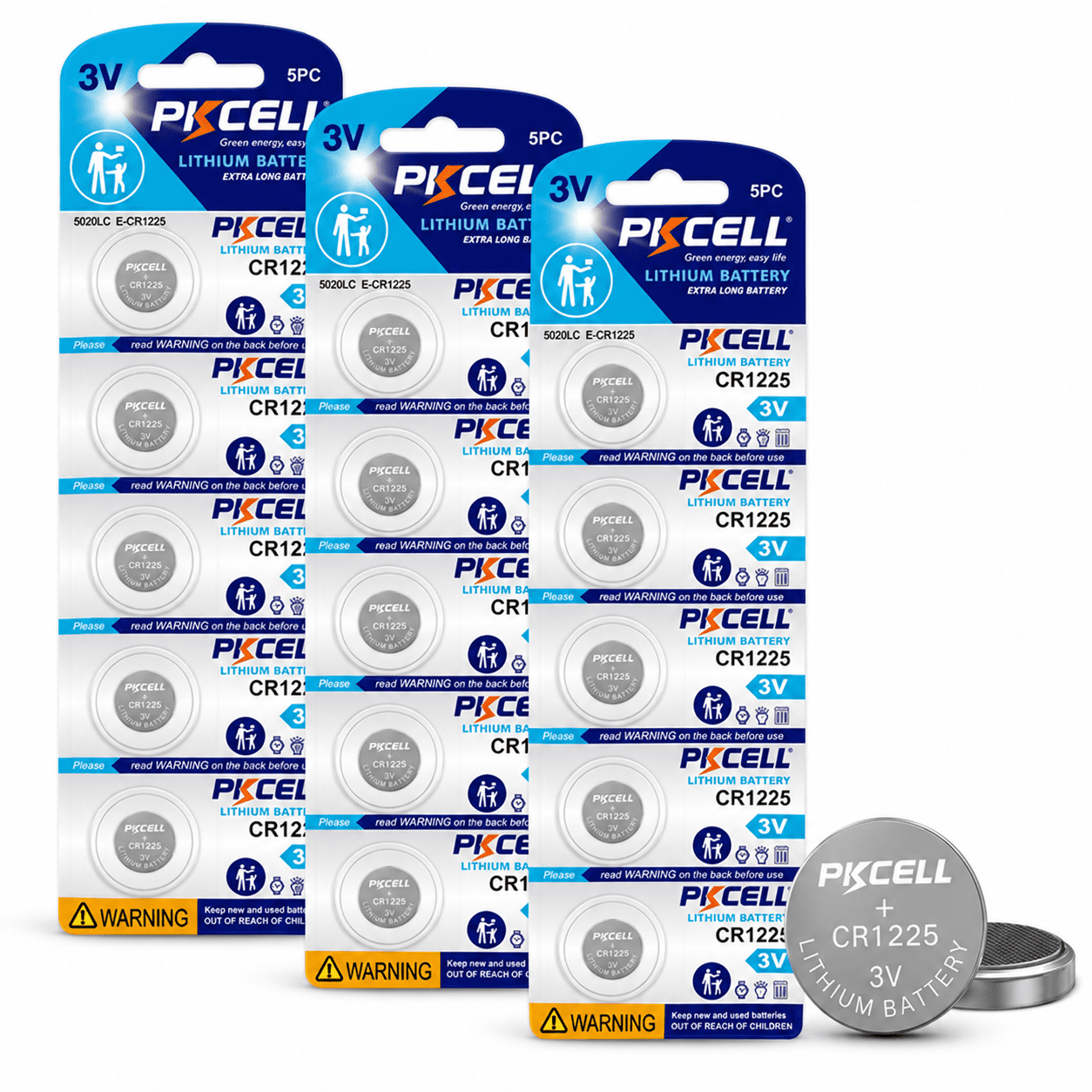 The Battery Supplier, Battery Coin, ML2032, Rechargeable 3V
