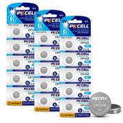 PKCELL 15 Pack CR1225 DL1225 ECR1225 BR1225 Battery 3V Lithium Coin Cell Batteries