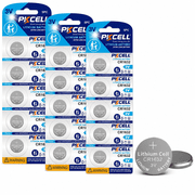 PKCELL 15 Pack CR1632 DL1632 ECR1632 BR1632 Battery 3V Lithium Coin Cell Batteries