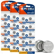 PKCELL 30 Pack LR44 Battery, AG13 1.5V Button Coin Cell Batteries for Watches Clocks