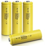 PKCELL 300mAh AA NiCd 1.2V Rechargeable Batteries Garden Solar Light LED Light (Pack of 4)