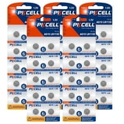 PKCELL 50 Pack LR1130 Batteries AG10 389 390 LR54 1.5V Alkaline Button Coin Cell Battery