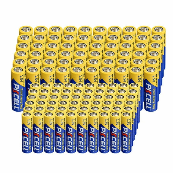PKCELL 60 AA and 60 AAA Pack Long Lasting 1.5V Carbon Zinc Batteries Pack