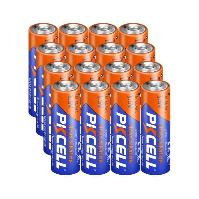 PKCELL AA Batteries 16 Pack Alkaline Double A Battery Ultra Long